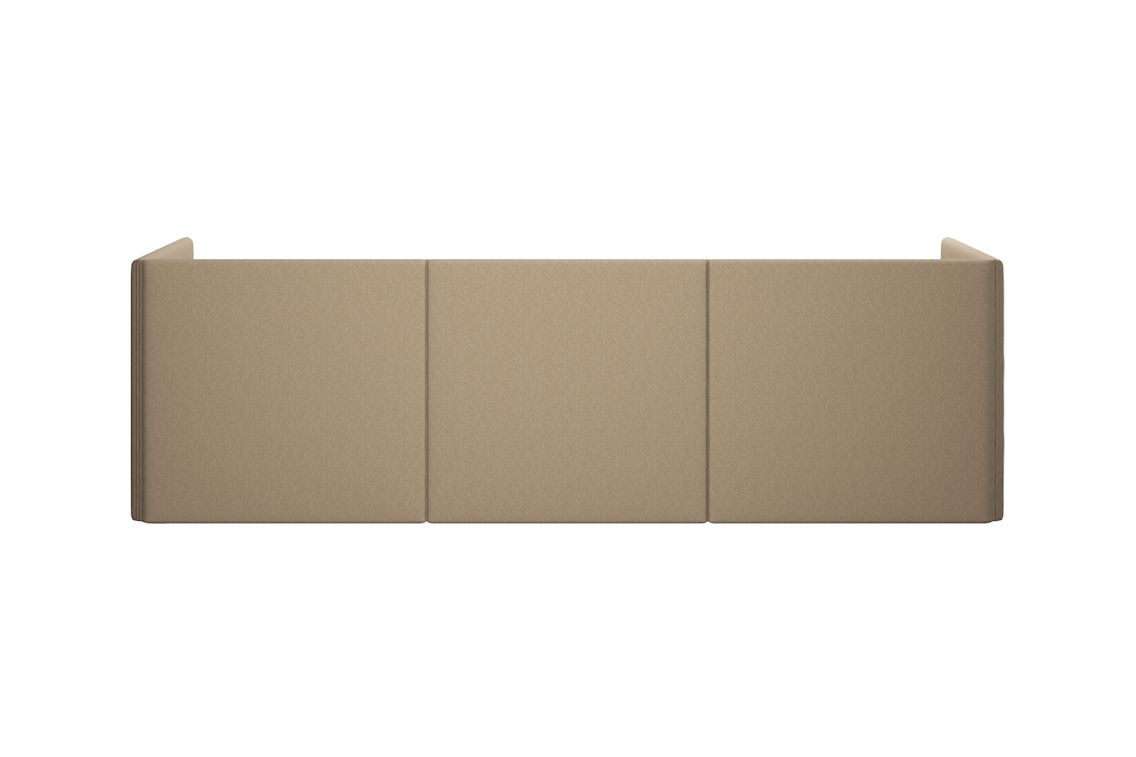 Palo Block 3-seater Sofa Medium Back with Armrests, Beige, Art. no. 31412 (image 2)