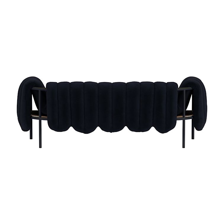 Puffy 2.5-seater Sofa, Velluto Coex VL30 / Black Grey (UK), Art. no. 31866 (image 5)