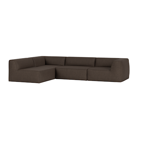 Great 3-seater Sofa Corner Left, Safire 0003