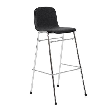 Touchwood Bar Chair, Graphite / Chrome