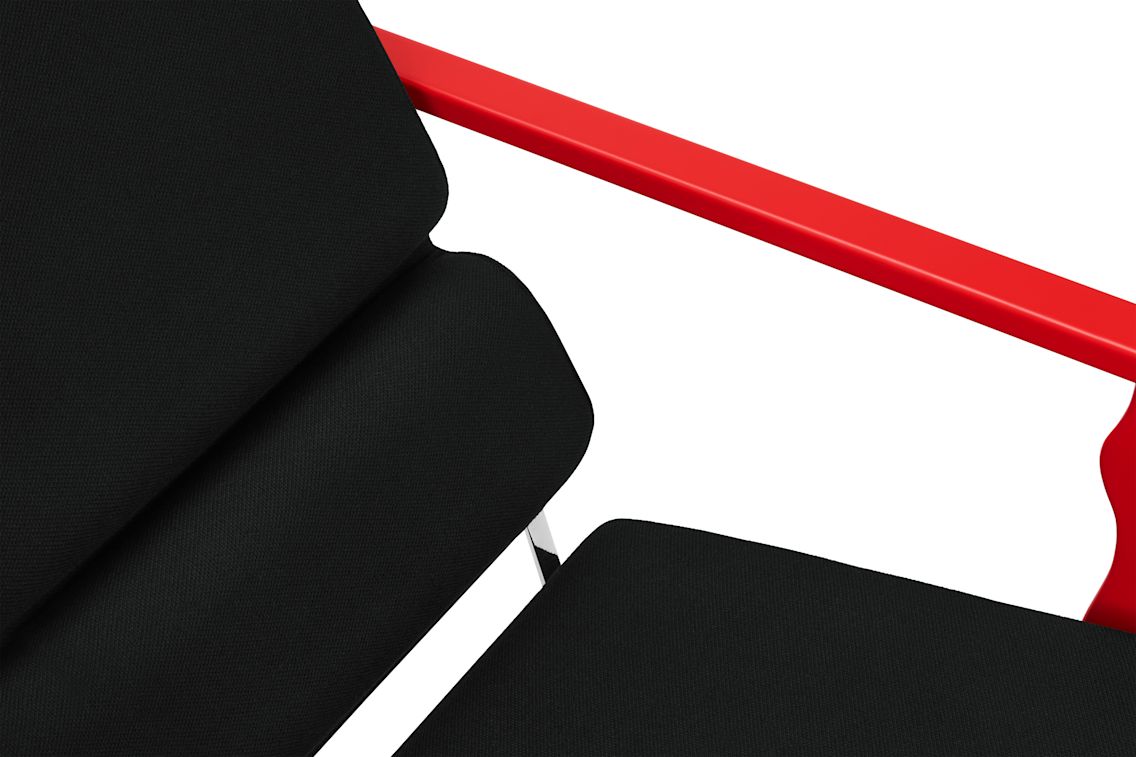 Experiment Lounge Chair, 503 / Red / Black, Art. no. 30950 (image 5)