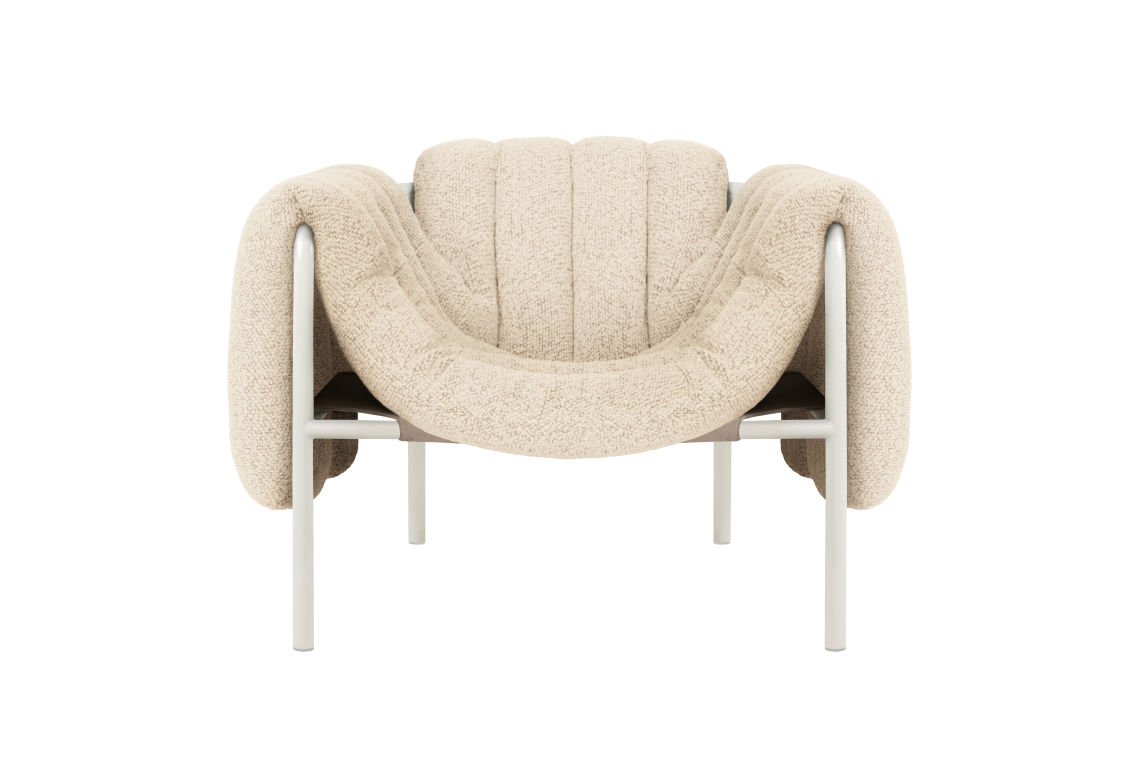Puffy Lounge Chair, Eggshell / Cream, Art. no. 20297 (image 2)