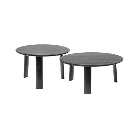 Alle Coffee Coffee Table Medium + Large, Black Oak