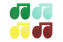 Disco Coasters (Set of 4), Multi, Art. no. 31066 (image 1)
