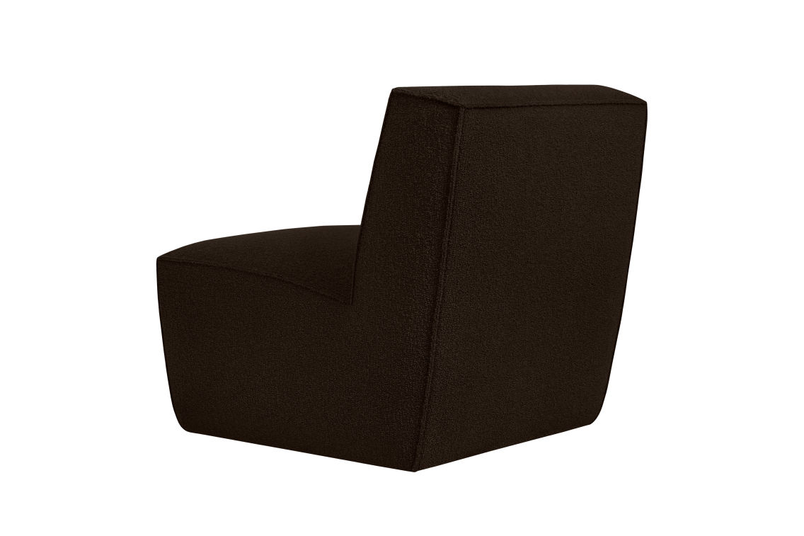 Hunk Lounge Chair, Chocolate, Art. no. 30659 (image 4)