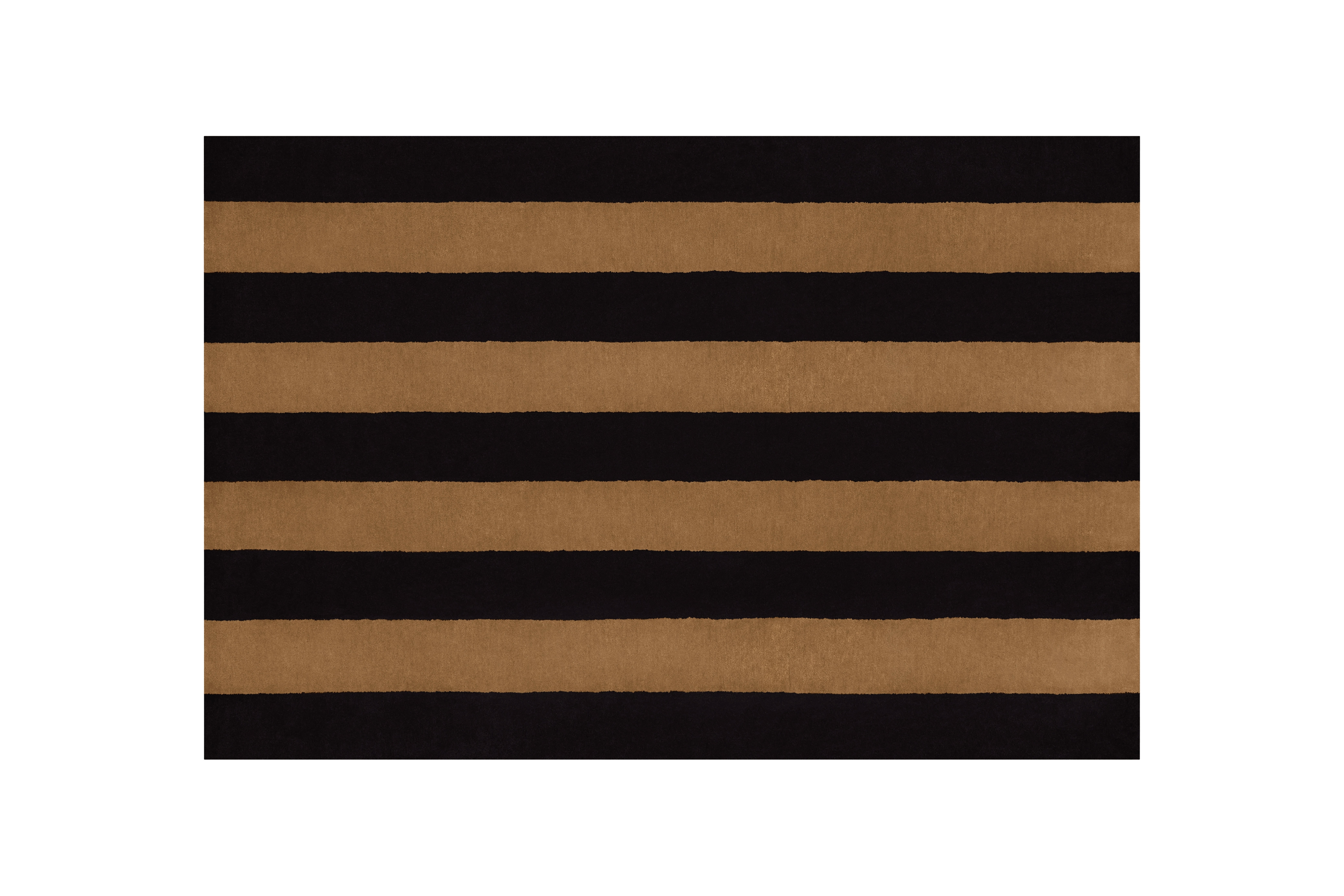 Pattern Rug Large, Black / Beige Stripe, Art. no. 31361 (image 1)