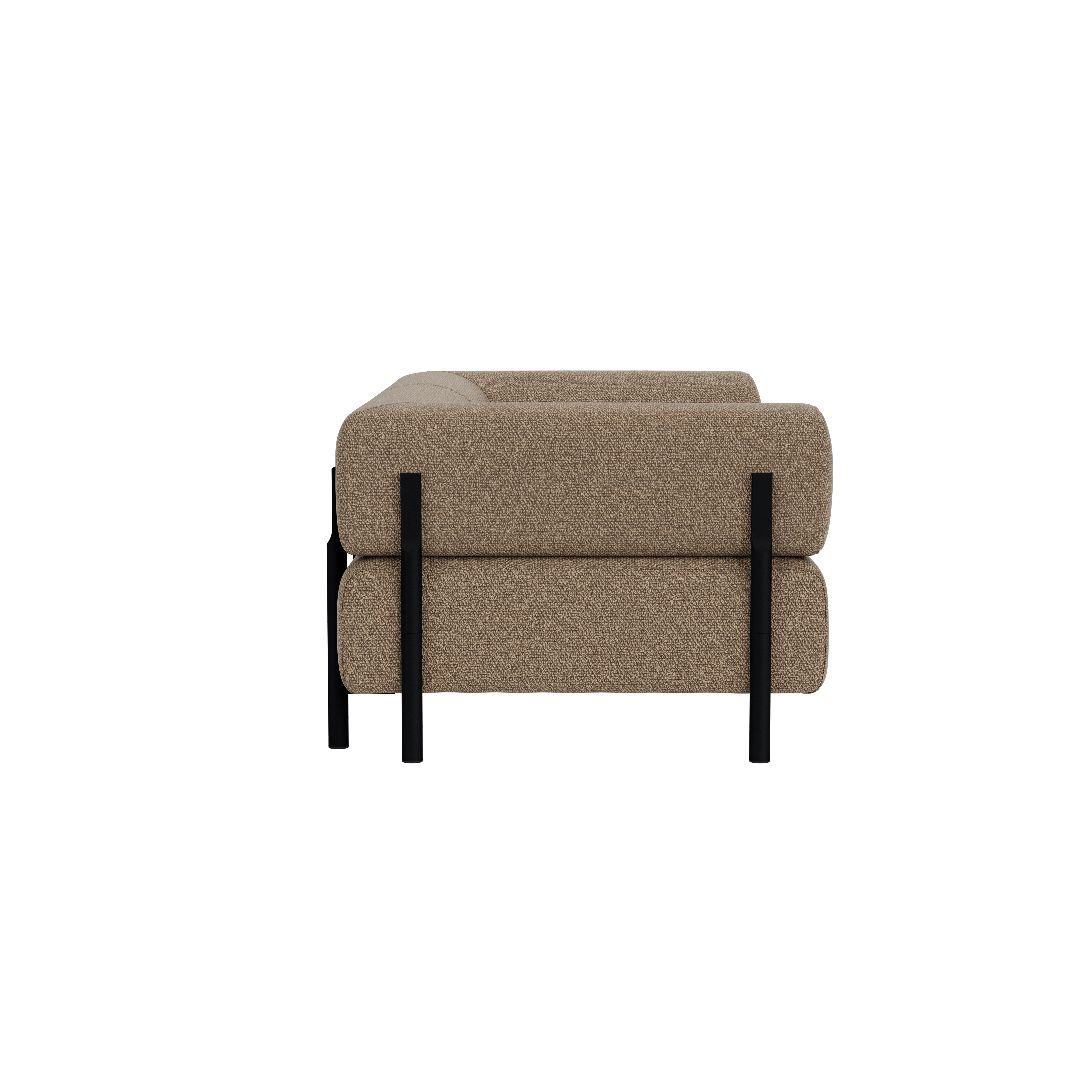 Palo 2-seater Sofa with Armrests, Storr 3405/Black, Art. no. 90750 (image 3)