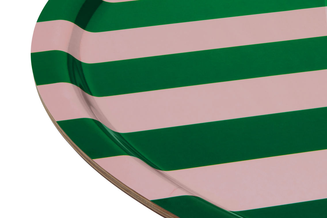 Stripe Tray Large, Pink / Emerald, Art. no. 31050 (image 2)
