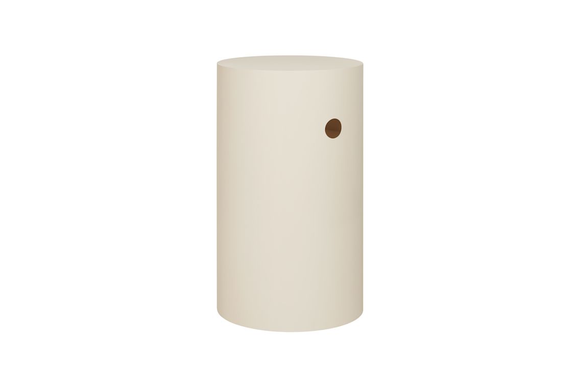 Hide Pedestal, Light Ivory Textured, Art. no. 30746 (image 2)