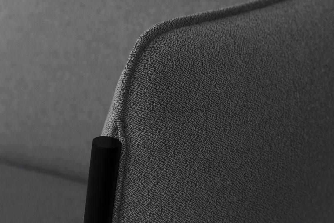 Kumo 3-seater Sofa with Armrests, Graphite, Art. no. 30080 (image 3)