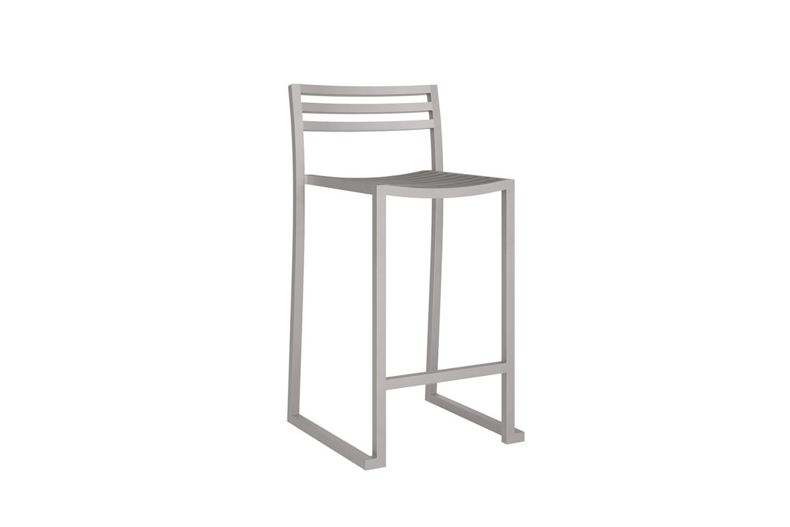 Chop Counter Chair, Sandblasted Stainless Steel, Art. no. 31310 (image 1)