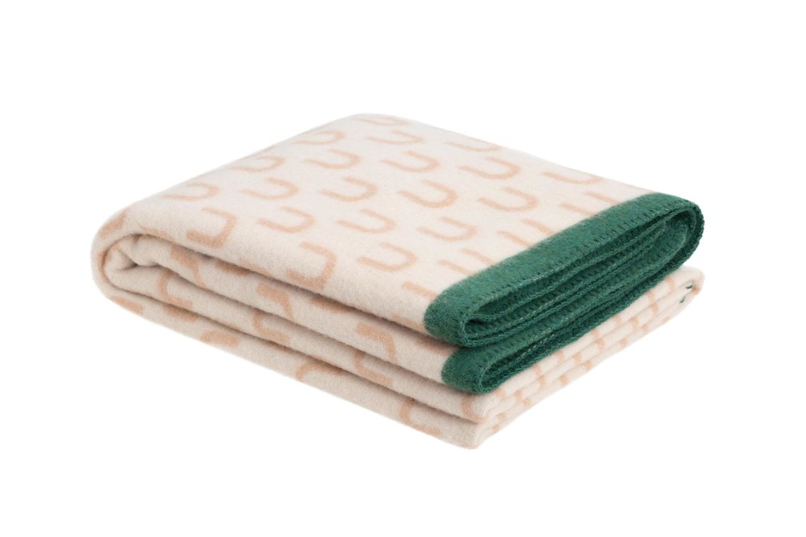 Arch Throw, White / Beige / Green, Art. no. 13715 (image 1)