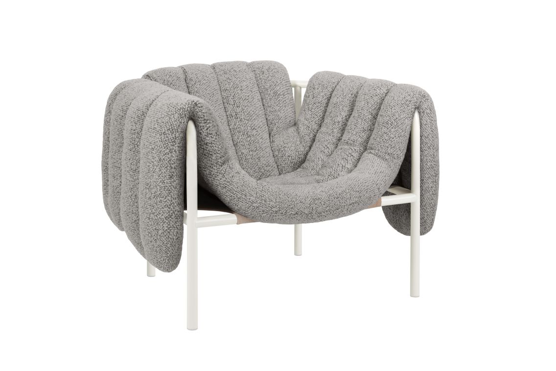 Puffy Lounge Chair, Pebble / Cream (UK), Art. no. 20697 (image 1)