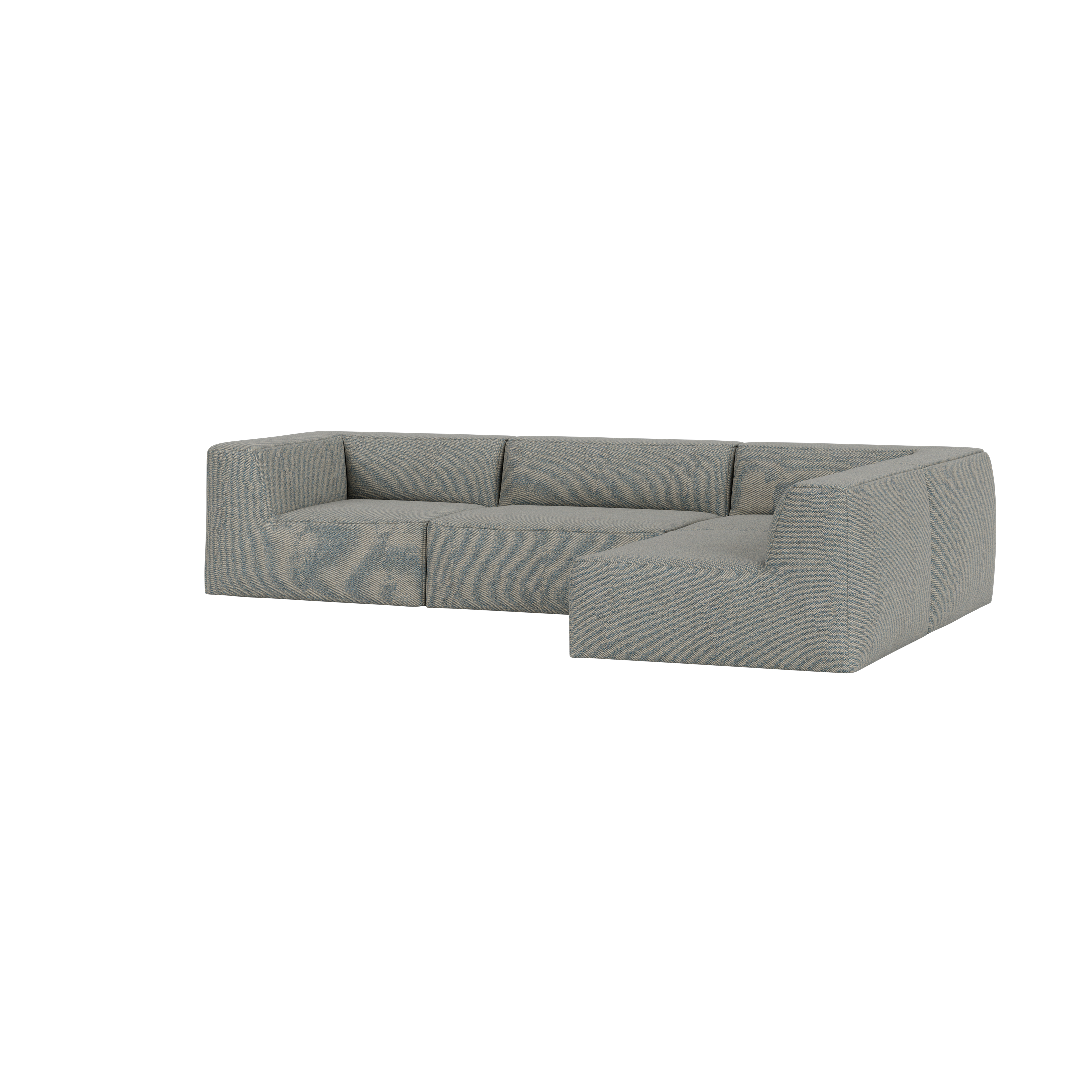 Great 3-seater Sofa Corner Right, Safire 0012 (UK)