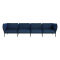 4-seater Sofa with Armrests