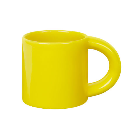 Bronto Mug (Set of 2), Yellow