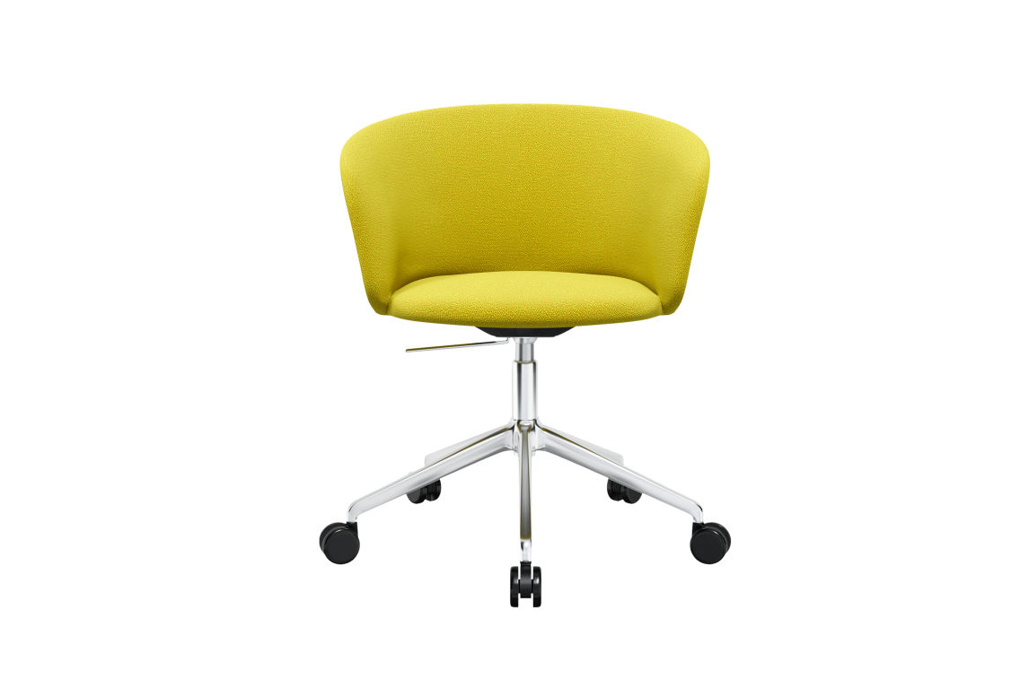 Kendo Swivel Chair 5-star Castors, Tivoli / Polished, Art. no. 20212 (image 2)