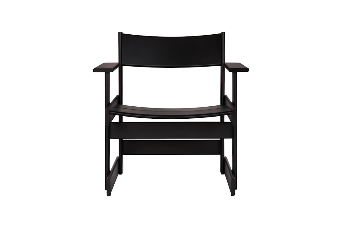 Bullnose Lounge Chair, Black, Art. no. 31305 (image 2)