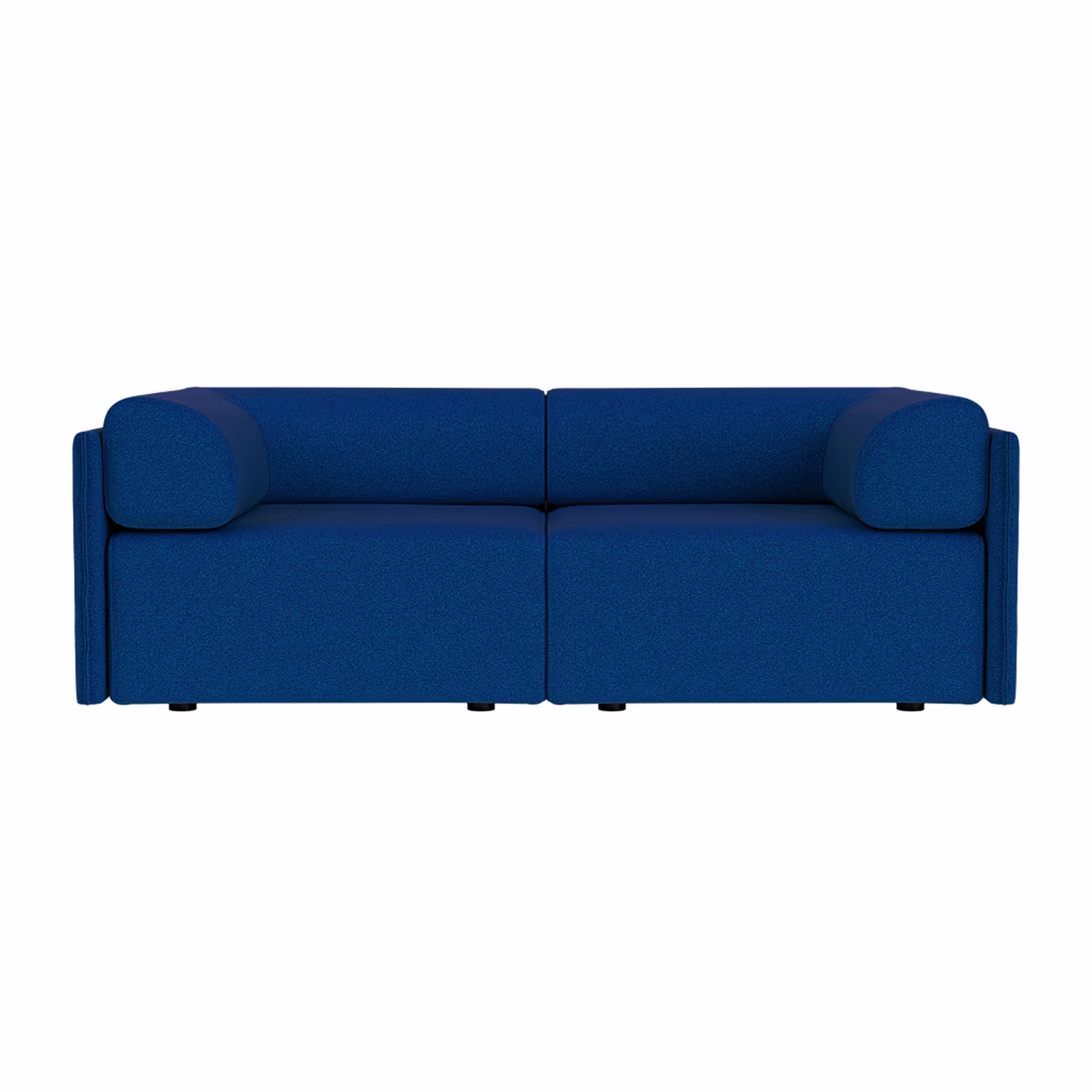 Palo Block 2-seater Sofa Low Back with Armrests, Sera Cobalt, Art. no. 94699 (image 2)