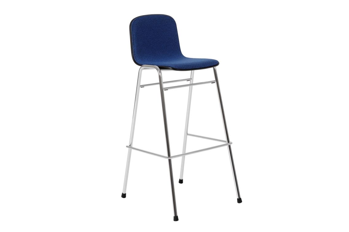 Touchwood Bar Chair, Cobalt / Chrome, Art. no. 20163 (image 1)