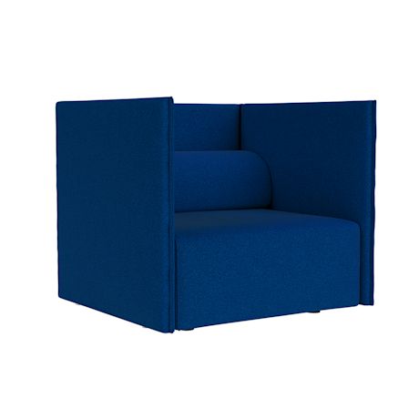 Palo Block Single-seater Medium Back, Sera Cobalt