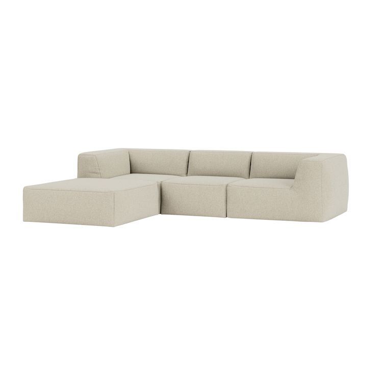 Great 3-seater Sofa Narrow Chaise Left, Safire 0014, Art. no. 92531 (image 2)