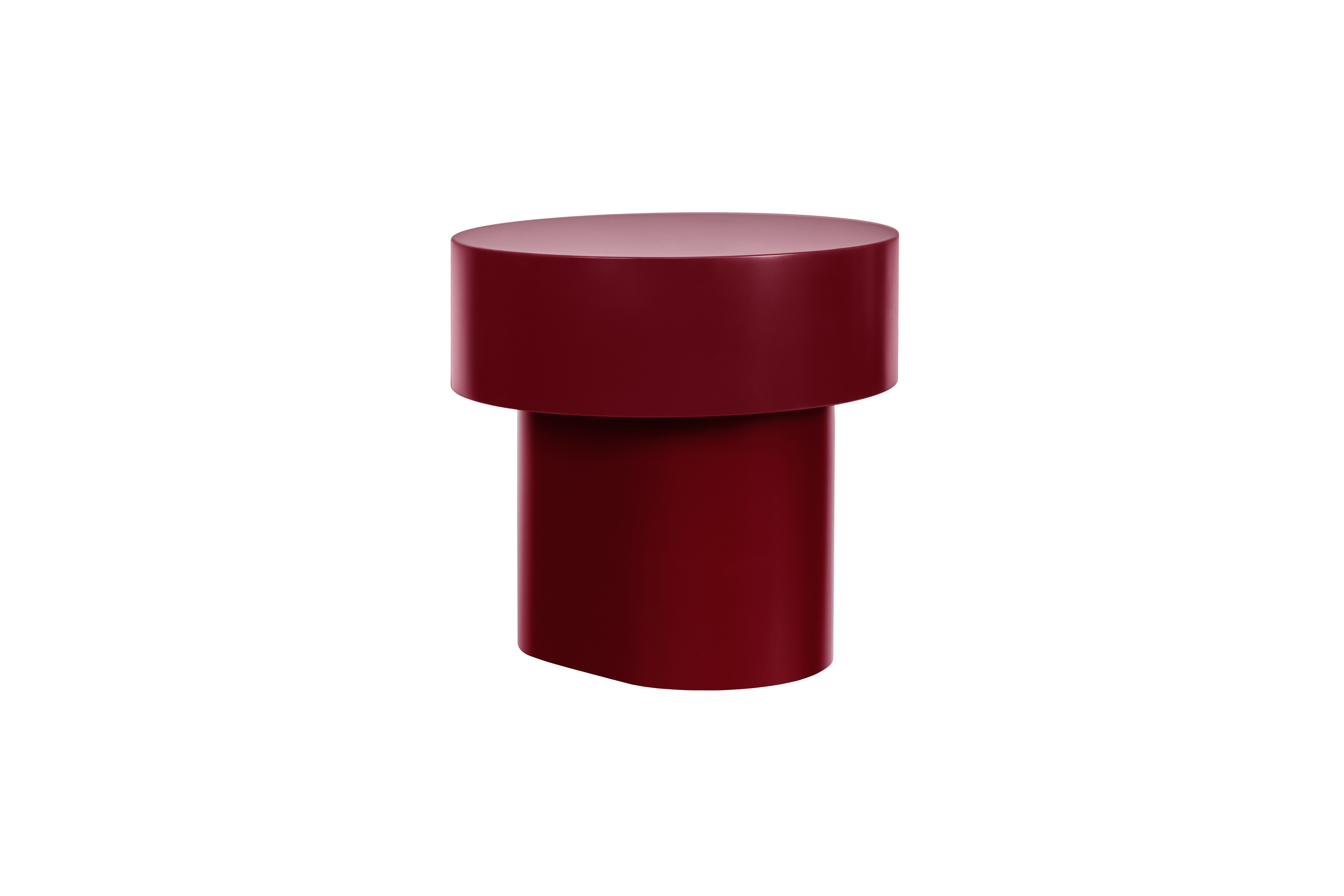 Stump Side Table, Wine Red, Art. no. 31042 (image 1)