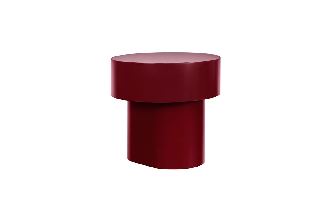 Stump Side Table, Wine Red, Art. no. 31042 (image 1)