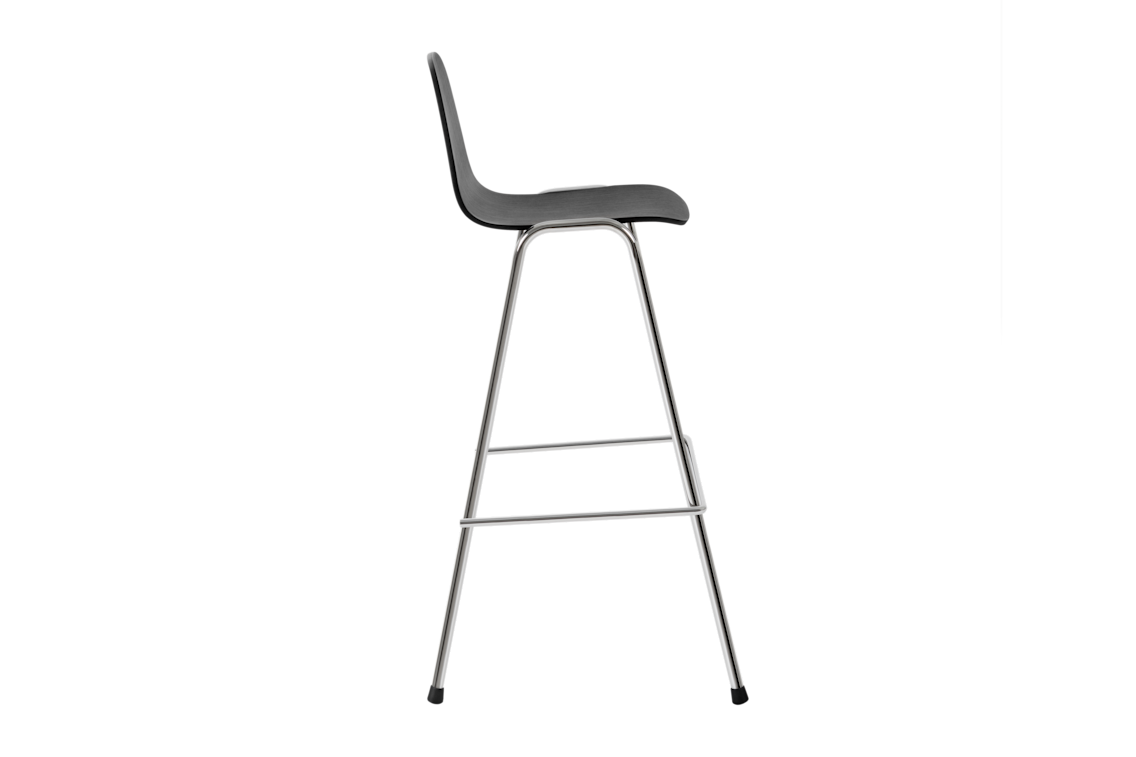 Touchwood Bar Chair, Black / Chrome, Art. no. 20161 (image 3)