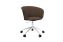 Kendo Swivel Chair 5-star Castors, Rosewood / Polished (UK), Art. no. 20537 (image 1)