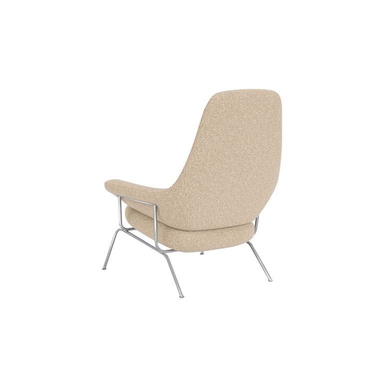 Hai Lounge Chair, Storr 1501/Brushed Stainless, Art. no. 31754 (image 4)