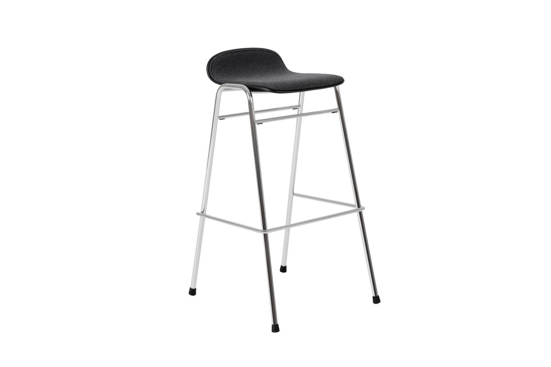 Touchwood Bar Stool, Graphite / Chrome, Art. no. 20174 (image 1)