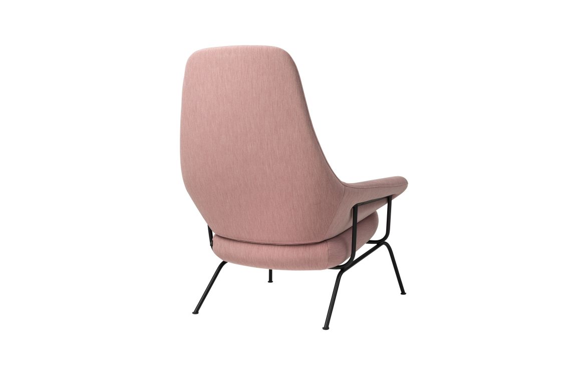 Hai Lounge Chair + Ottoman, Pink, Art. no. 20098 (image 2)