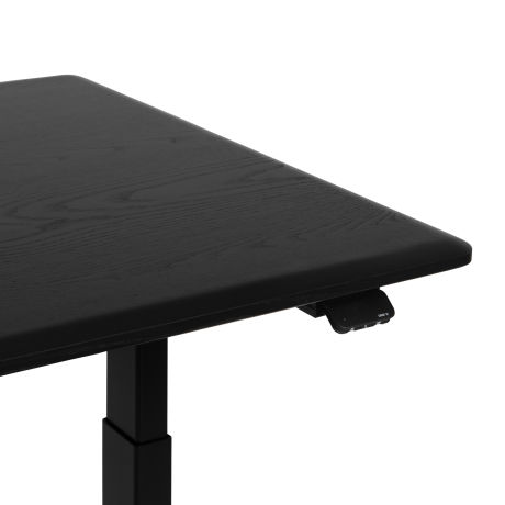 Alle Desk Height-adjustable Desk 140 cm / 55 in (US), Black Oak
