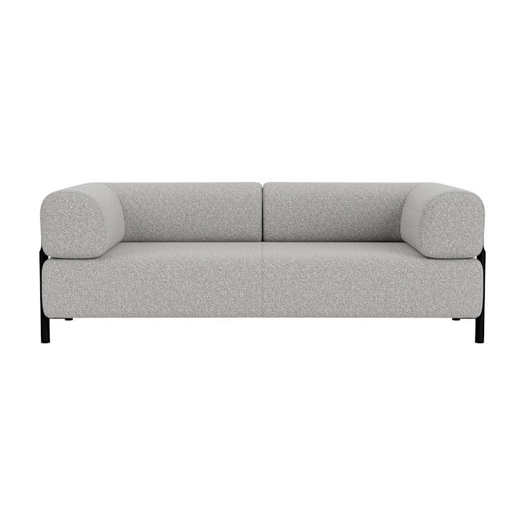 Palo 2-seater Sofa with Armrests, Storr 612/Black, Art. no. 90751 (image 2)