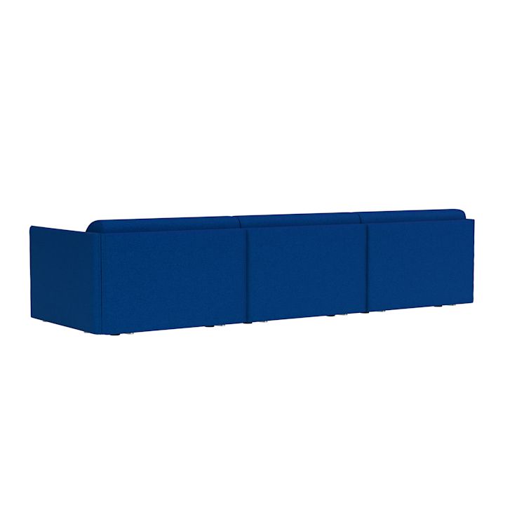 Palo Block 3-seater Sofa Low Back, Sera Cobalt, Art. no. 94885 (image 4)