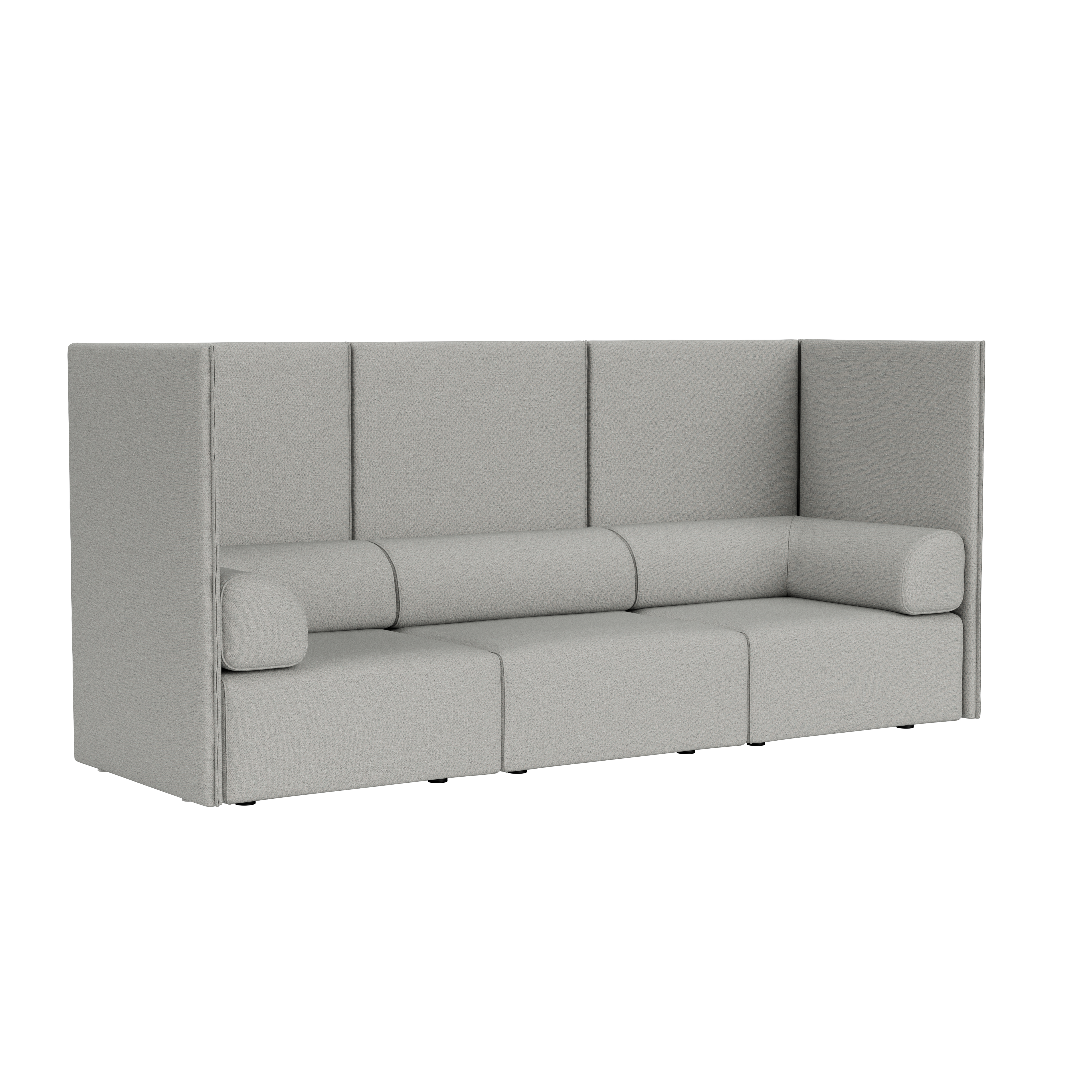 3-seater Sofa High Back with Armrests