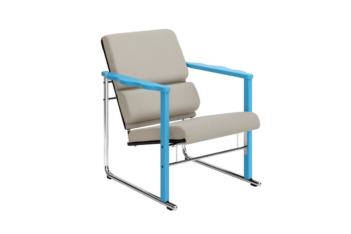 Experiment Lounge Chair, 502 / Blue / Light Beige, Art. no. 30945 (image 1)