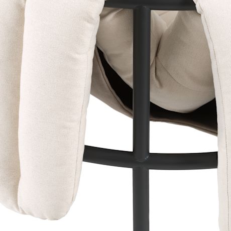Puffy 2.5-seater Sofa, Natural / Black Grey