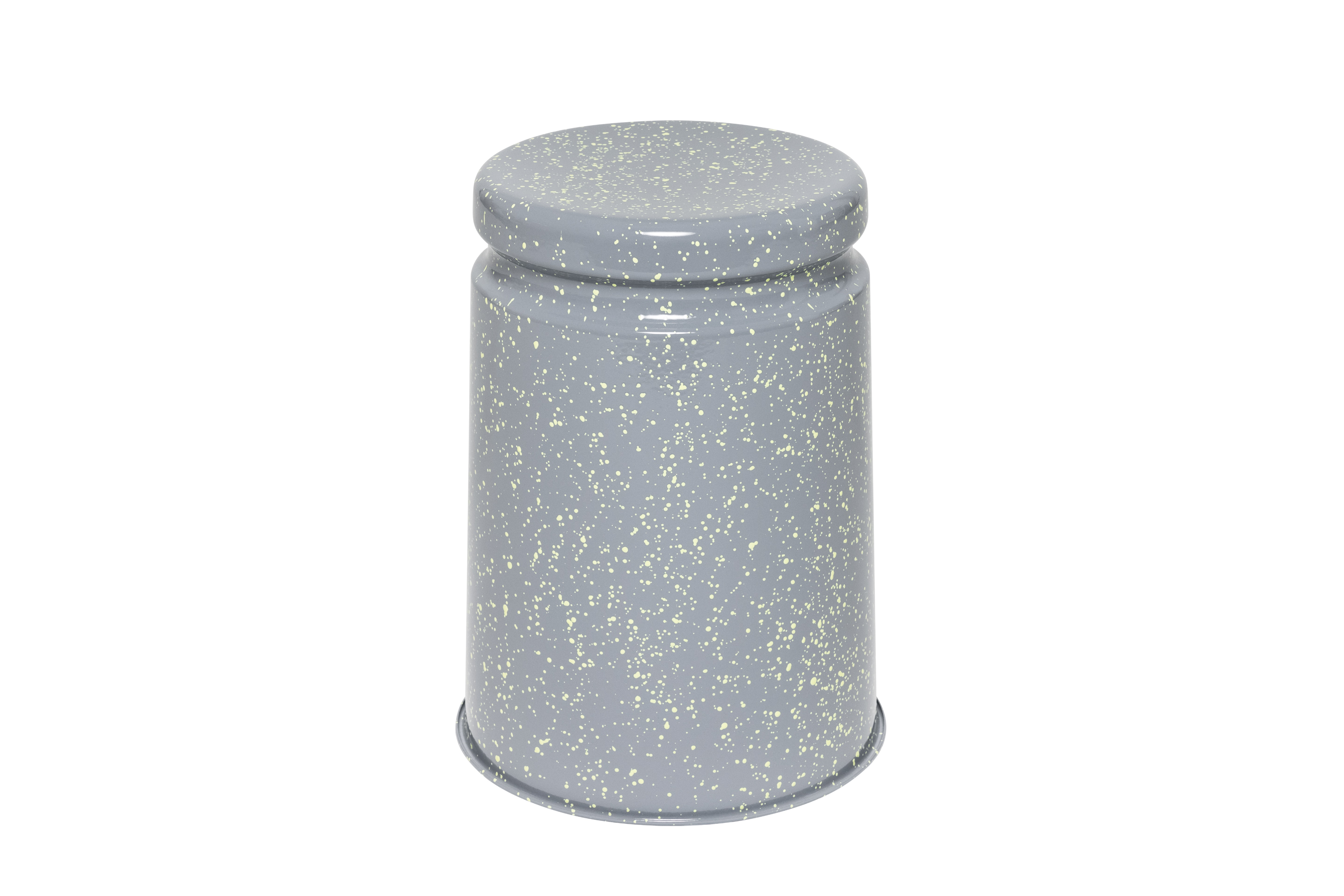 Last Stool, Grey / Lime Splatter, Art. no. 30564 (image 1)