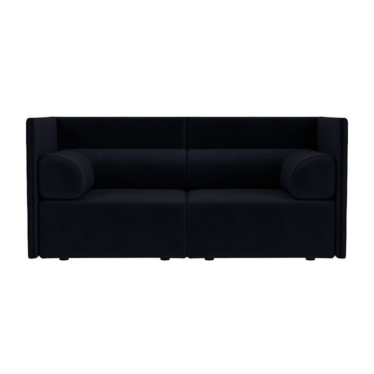 Palo Block 2-seater Sofa Medium Back with Armrests, Velluto Coex VL30 (UK), Art. no. 31942 (image 2)