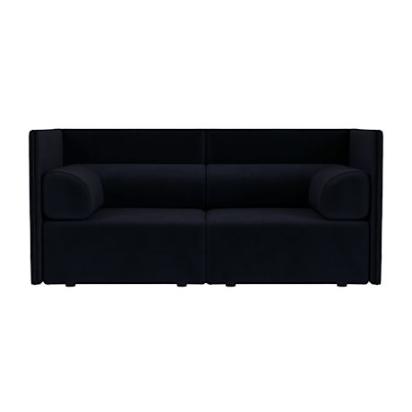 Palo Block 2-seater Sofa Medium Back with Armrests, Velluto Coex VL30