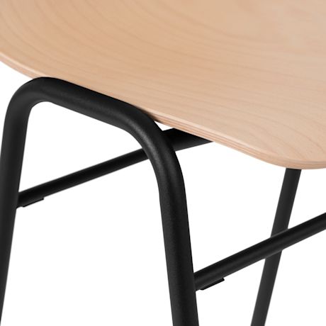 Touchwood Counter Stool, Beech / Black