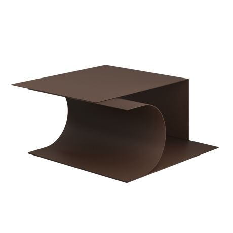 Glyph Side Table Alpha, Chocolate Brown 