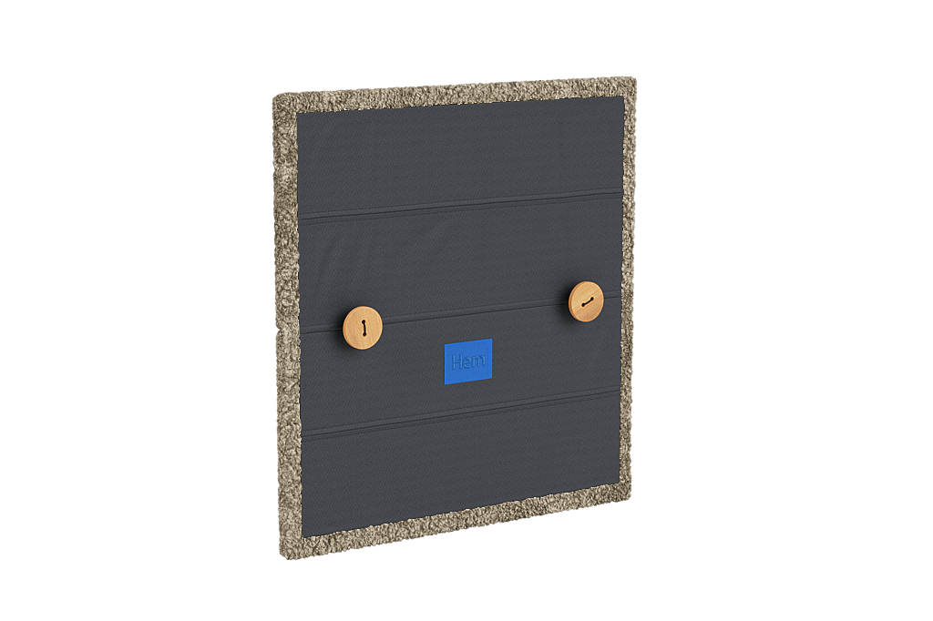 Bullnose Lounge Chair, Natural / Taupe Sheepskin Seat Pad, Art. no. 31671 (image 9)