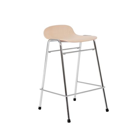 Touchwood Counter Stool, Beech / Chrome