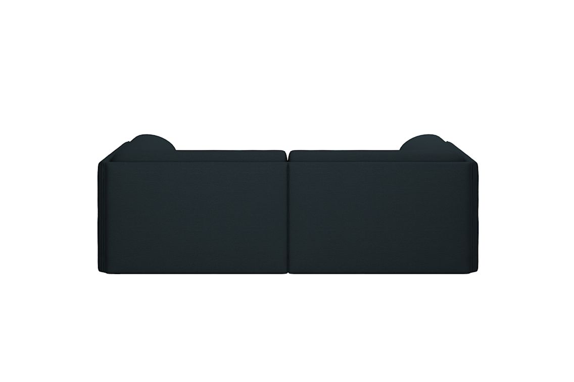 Palo Block 2-seater Sofa Low Back with Armrests, Pine, Art. no. 31397 (image 2)