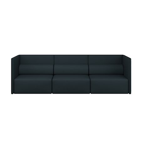 Palo Block 3-seater Sofa Medium Back, Pine