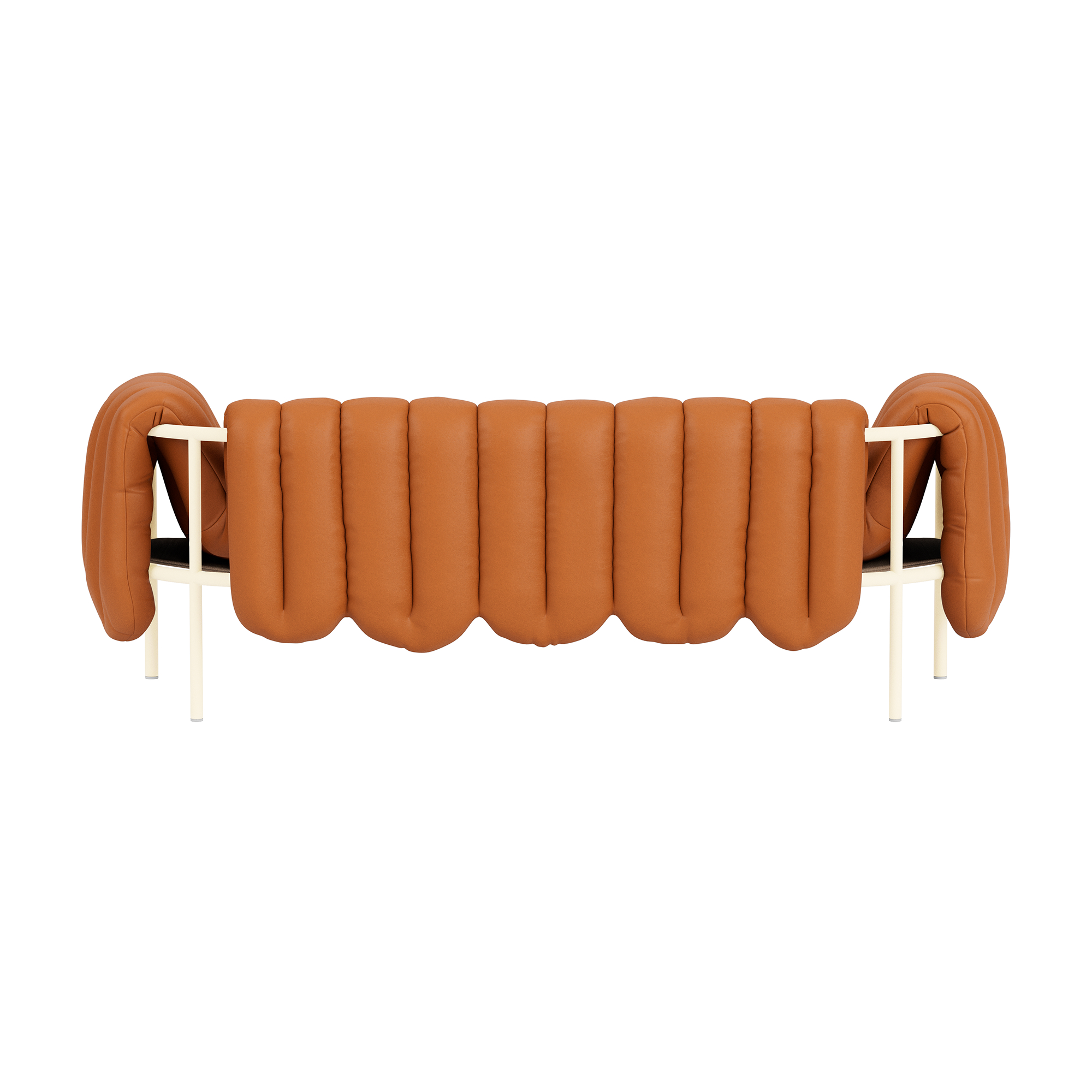 Puffy 2.5-seater Sofa, Elmosoft Leather 54035 / Cream, Art. no. 95978 (image 5)