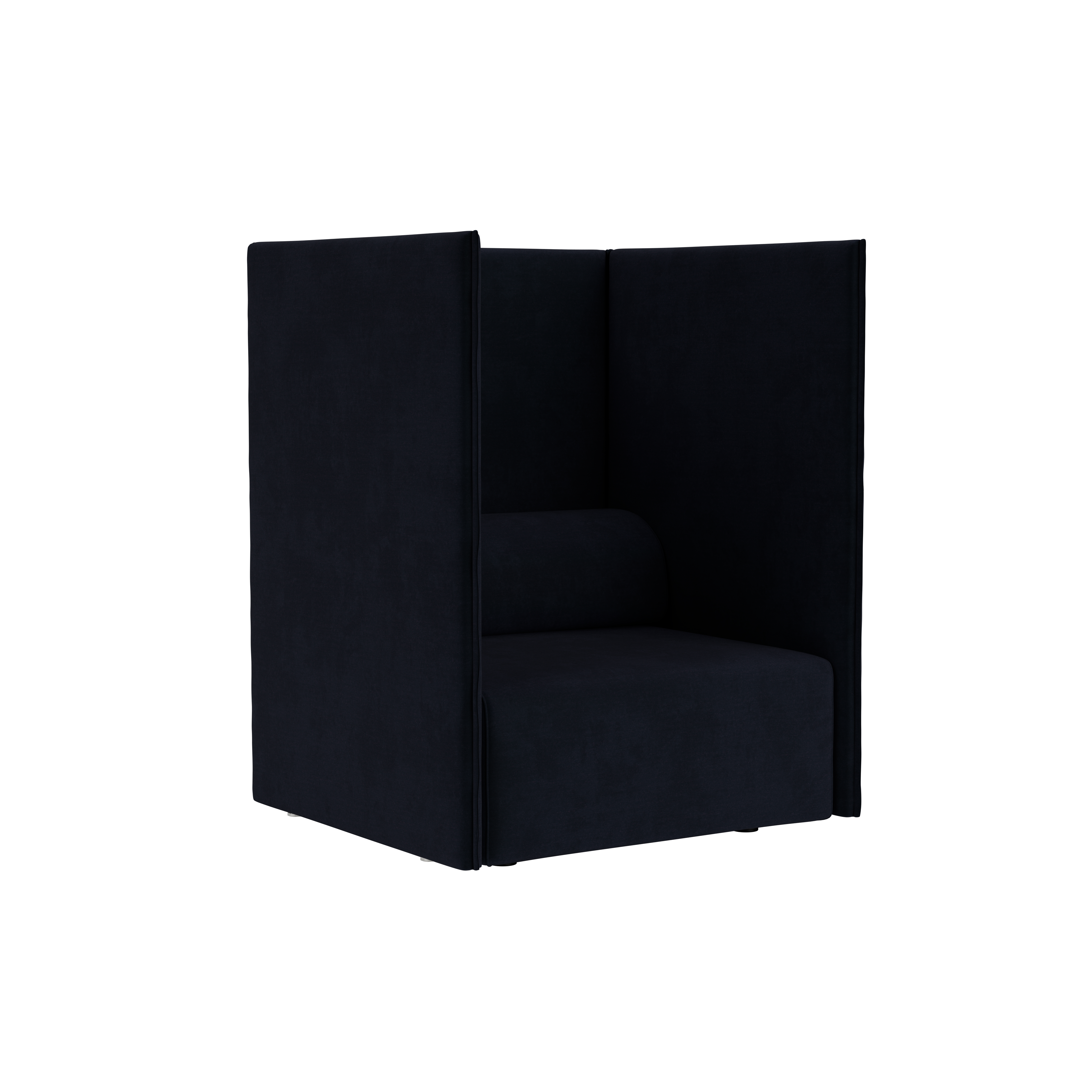 Palo Block Single-seater High Back, Velluto Coex VL30